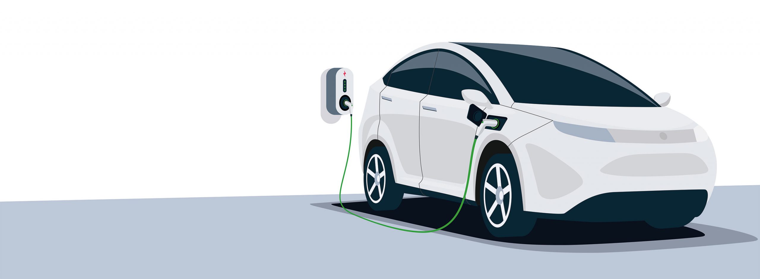 animated car charging